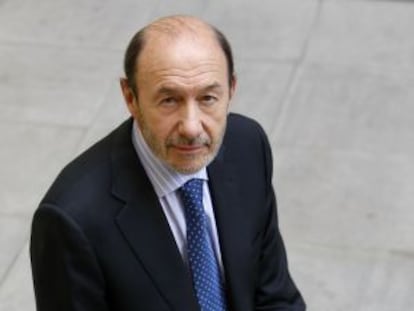 El secretario general del PSOE, Alfredo P&eacute;rez Rubalcaba. 