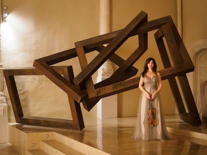 Lina Tur Bonunt, in the Torner space, in Cuenca.