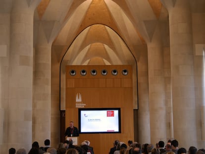 Presentación en la Sagrada Familia de las actividades de Catalonia Sacra.