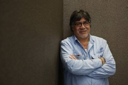El escritor y cineasta chileno Luis Sepúlveda, en Madrid.