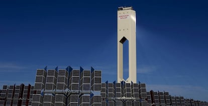 Una planta solar de Abengoa. 