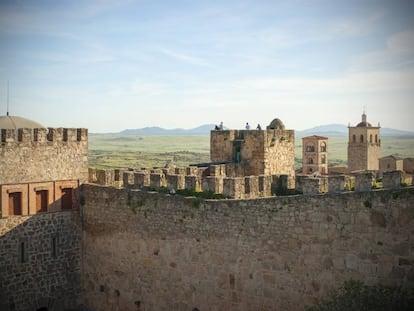 Vista desde el castillo de Trujillo (C&aacute;ceres). 