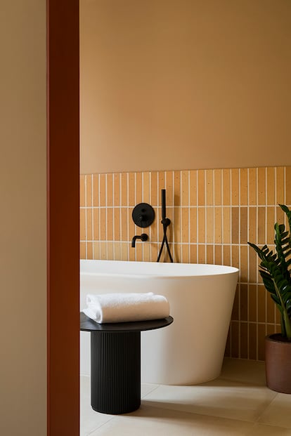 Un baño diseñado por el madrileño Estudio Reciente.