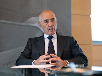 Rafael del Pino, presidente de Ferrovial, en una entrevista con EL PAÍS.