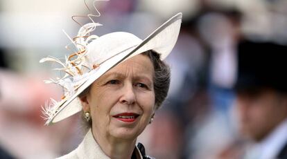 Ana de Inglaterra, en el hipódromo de Ascot.