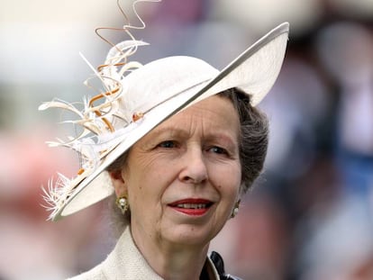 Ana de Inglaterra, en el hipódromo de Ascot.