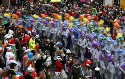 Desfile de carnaval en Duesseldorf, Alemania.