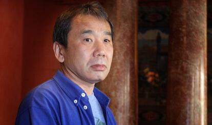 El escritor japonés Haruki Murakami en la Casa Asia de Barcelona en 2009