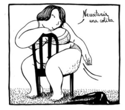 Una viñeta de 'Sangre de mi sangre', de Lola Lorente.