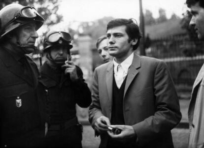 Jacques Sauvageot, en Paris en mayo de 1968.