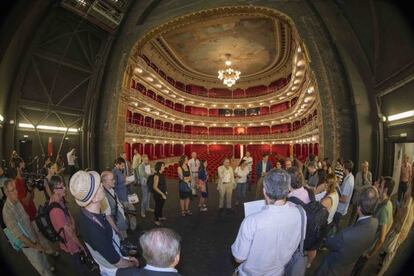 Nuevo aspecto del Teatro de la Comedia tras la finalización de sus obras.