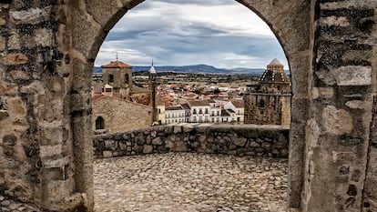 Vista del pueblo de Trujillo, en la provincia de Cáceres.