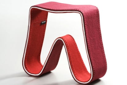 Mesa Felt Stool, de Jongerius.