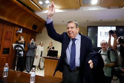 El líder opositor venezolano Edmundo González, en un evento en Madrid