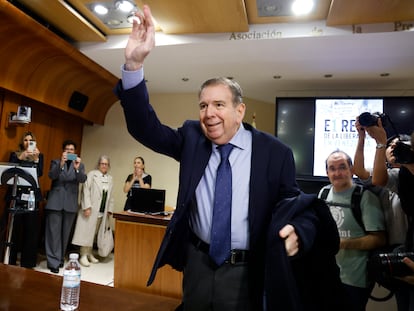 El líder opositor venezolano Edmundo González, en un evento en Madrid