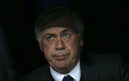 Ancelotti durante el partido contra el Juventus.