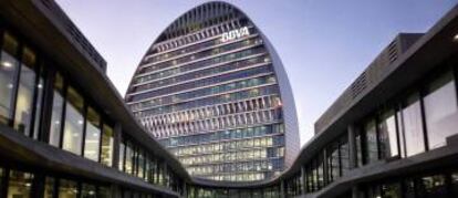 Sede operativa de BBVA en Madrid.