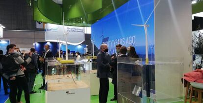 Feria Wind Europe celebrada en BEC en 2022.