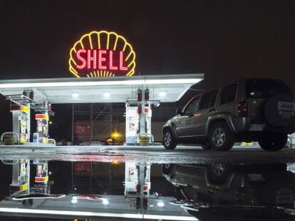 Imagen de una gasolinera de Shell en Estados Unidos.