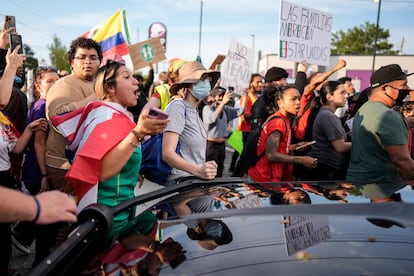 Marchas en Brookhaven, Atlanta, el 10 de junio de 2025.
