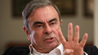 Carlos Ghosn, expresidente de Renault-Nissan-Mitsubishi, en una entrevista con Reuters en Beirut el pasado mes de enero