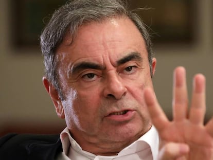 Carlos Ghosn, expresidente de Renault-Nissan-Mitsubishi, en una entrevista con Reuters en Beirut el pasado mes de enero