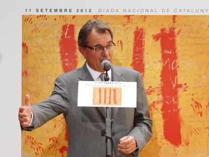 Artur Mas, presidente de la Generalitat, en una imagen de 2012.