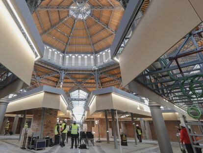 El pan&oacute;ptico del mercado de Sant Antoni, a tres meses de su inauguraci&oacute;n.