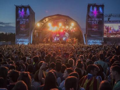 Una edició del festival Canet Rock.