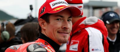 El piloto de motos Nicky Hayden, en el Grand Prix de Tokio en octubre de 2013.