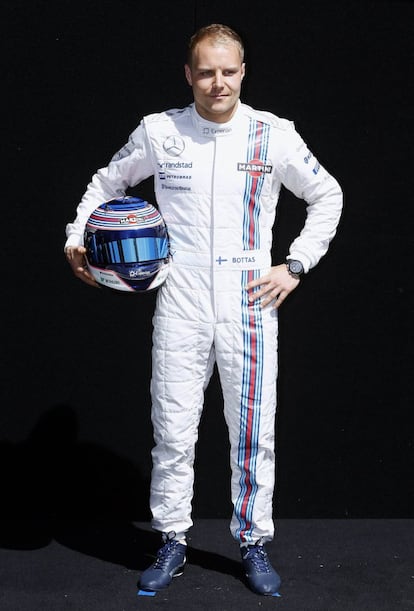 Valtteri Bottas, de Finlandia, forma parte del equipo Williams.