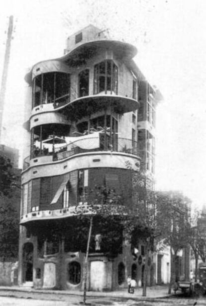 La Casa Planells, cuando Jujol abandonó el proyecto.