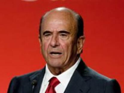 Emilio Botín, presidente del Banco Santander.