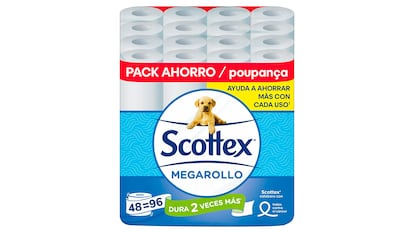 Paquete de Scottex sobre fondo blanco