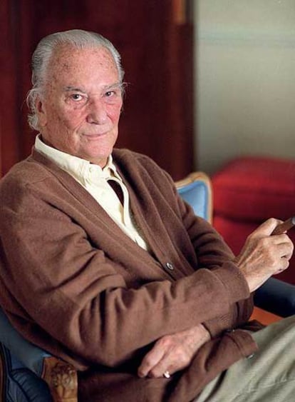 José Luis de Vilallonga, en 2001.