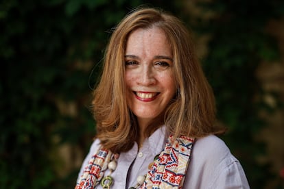 Anna Pagès photographed in Barcelona on June 21