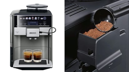 Esta cafetera superautomática incorpora un depósito de café de 300 gramos de capacidad.
