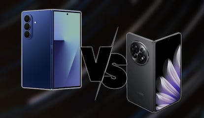 Samsung Galaxy Z Fold7 vs OPPO Find N5 con fondo