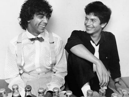 Rafael y Raimundo Amador, Pata Negra, en 1985.