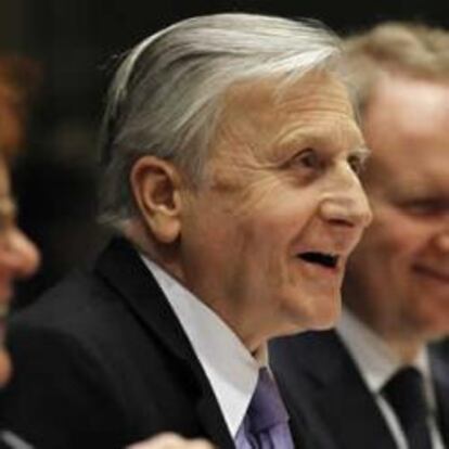 El presidente del BCE, Jean-Claude Trichet, ante el Comité Económico y Monetario del Parlamento Europeo