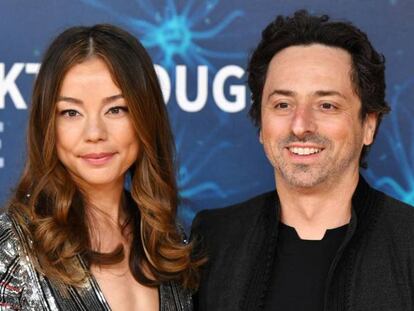 Sergey Brin y su esposa Nicole Shbahan.