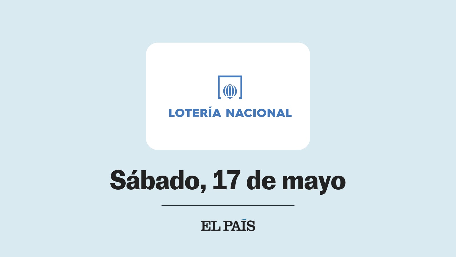 Lotería Nacional: comprobar sorteo del sábado 17 de mayo