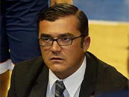 Paco García, entrenador del Unelco Tenerife.