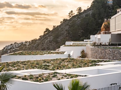 Cubiertas vegetales en una promoción de viviendas de Aedas Homes en Mallorca.