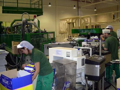 Imagen de la nueva fábrica del Grupo Ontex en Segovia.
