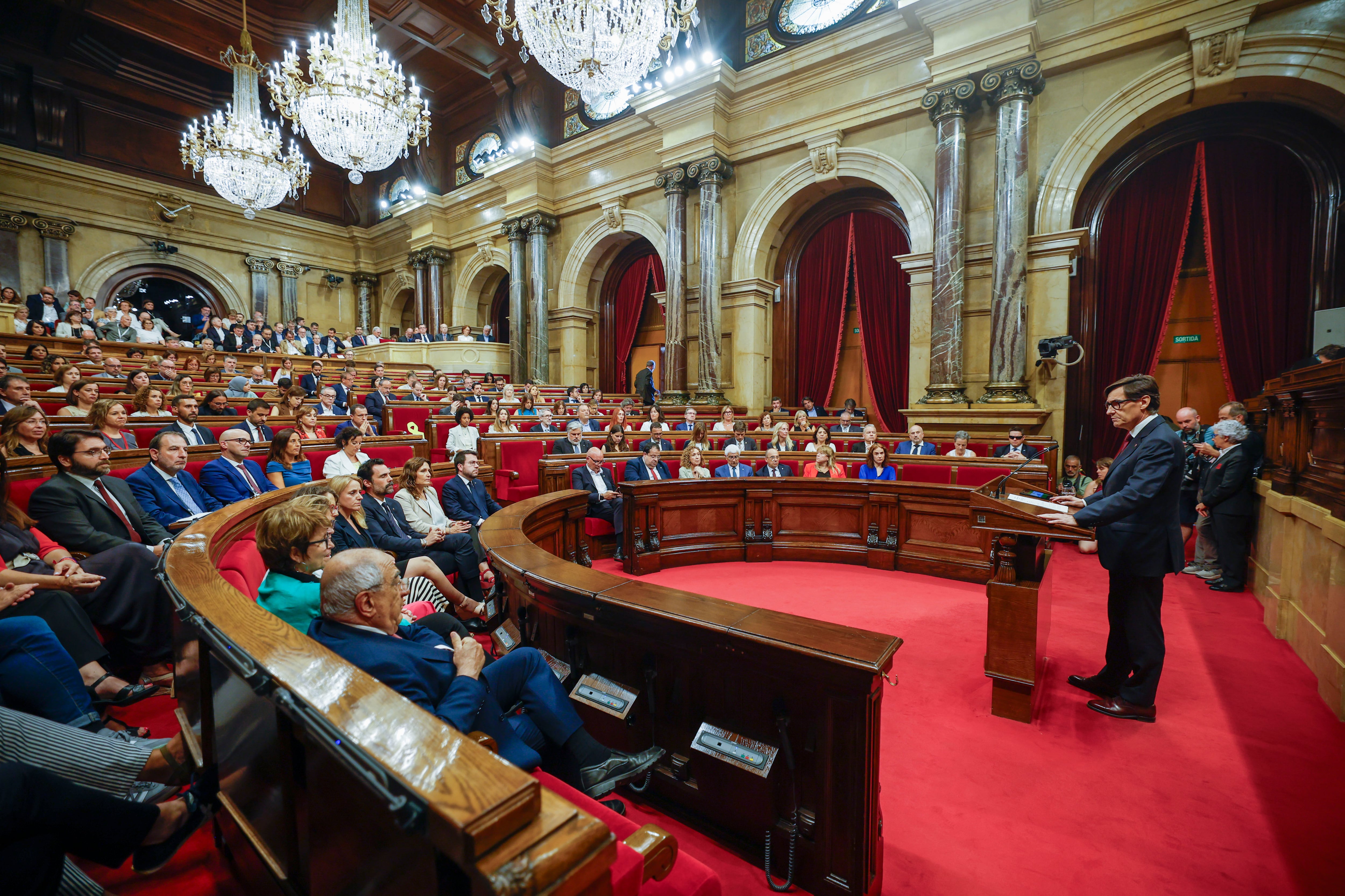 El regreso de Puigdemont a Cataluña, en imágenes 