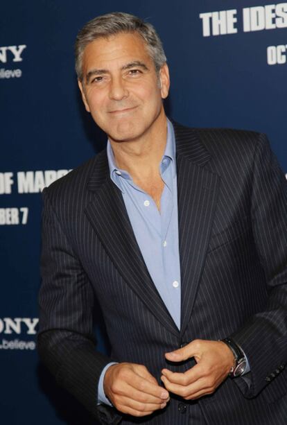 El actor George Clooney, en la presentación de su película 'The ides of march', el 5 de octubre en Neuva York.