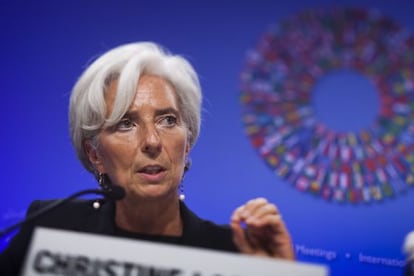 The IMF&rsquo;s managing director Christine Lagarde. 