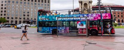 Bus turístico en Barcelona