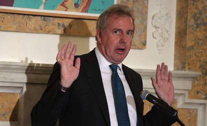 El exembajador del Reino Unido Kim Darroch, en una imagen de archivo.